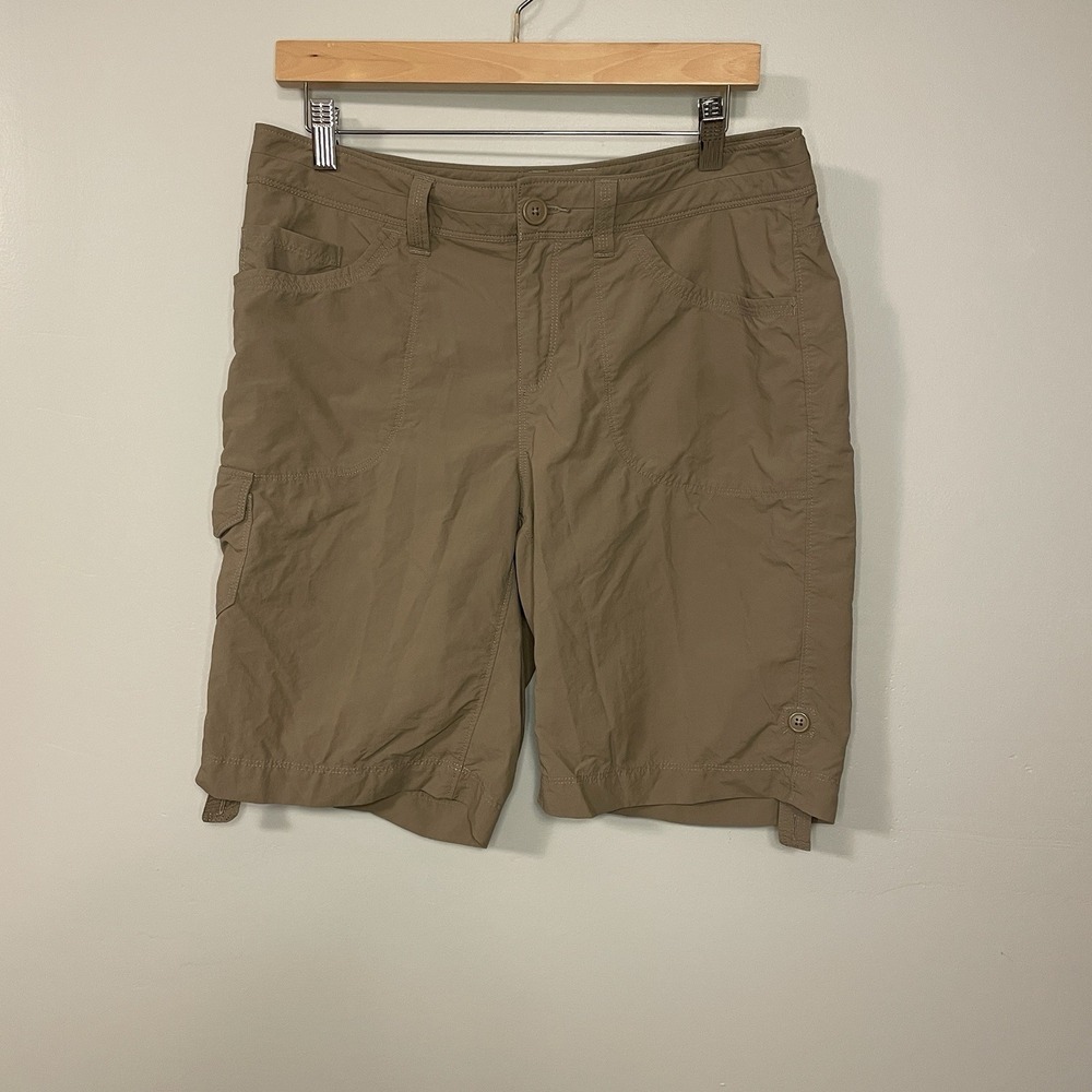 Mountain Hardwear Woman sz 10 Mirada Cargo Fold‎ Shorts ol6669 Beige